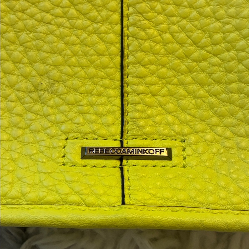 Rebecca Minkoff Neon Yellow Crossbody Bag - Picture 7 of 7